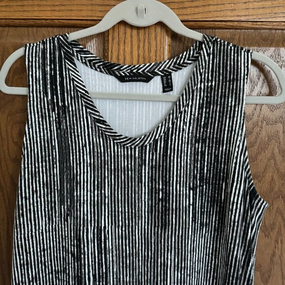 H by Halston Women’s Sleeveless High Low Midi Dress - Size M - Picture 3 of 6